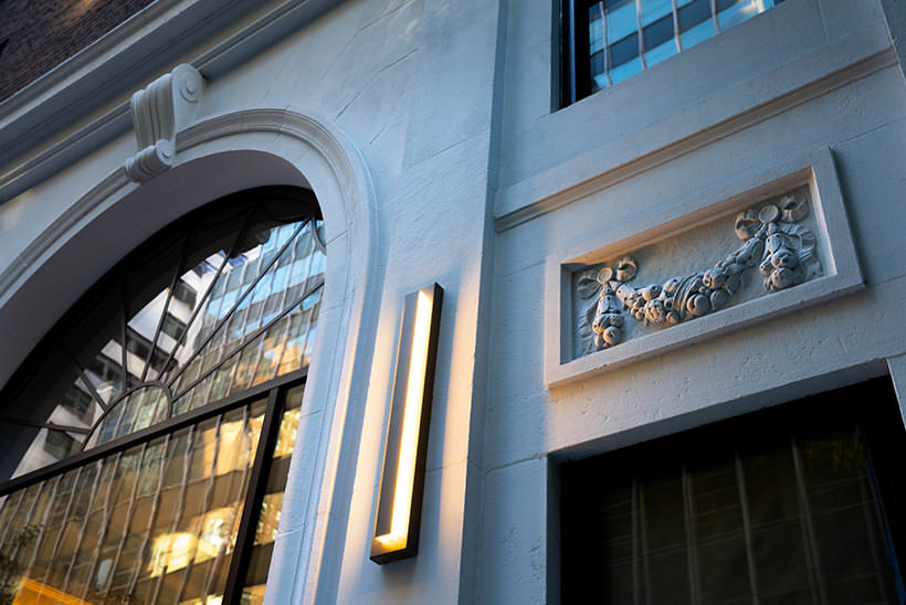 Classic ornamentation fully restored at the lobby entrances